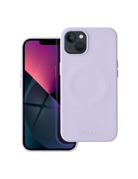 Etui Roar Leather Mag Case - pour iPhone 13 Violet