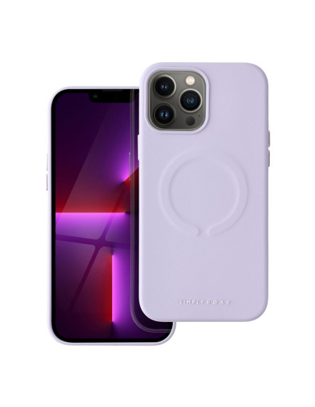 Etui Roar Leather Mag Case - pour iPhone 13 Pro Max Violet