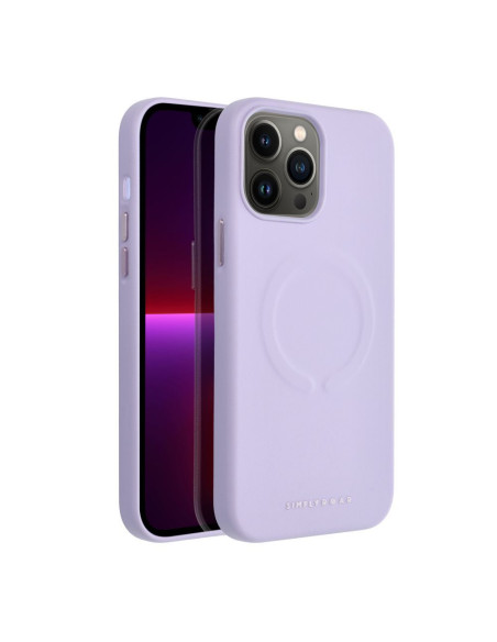 Etui Roar Leather Mag Case - pour iPhone 13 Pro Max Violet
