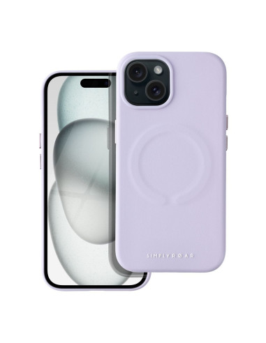 Etui Roar Leather Mag Case - pour iPhone 15 Violet