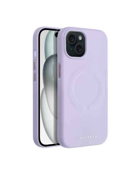 Etui Roar Leather Mag Case - pour iPhone 15 Violet