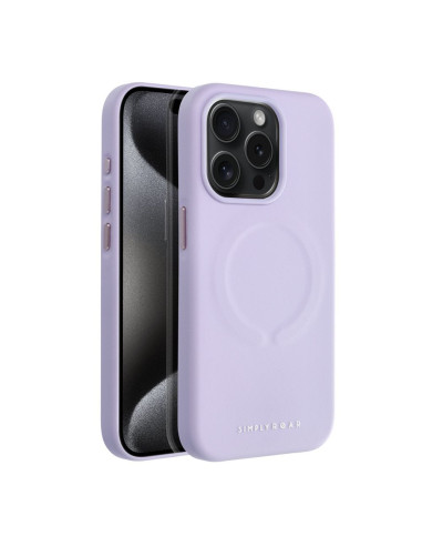 Etui Roar Leather Mag Case - pour iPhone 15 Pro Violet