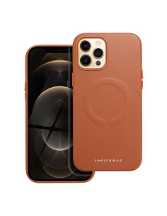 ETUI Roar Leather Mag Case - pour iPhone 12 Pro Max Brun