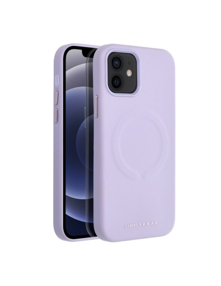 Etui Roar Leather Mag Case - pour iPhone 12 Violet