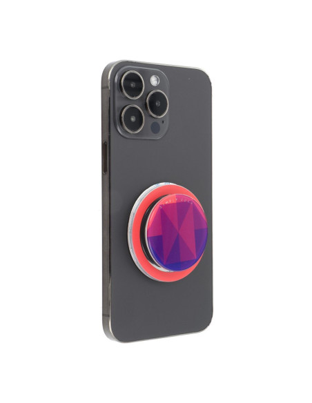 Roar Acrylic Pop Tok compatible avec MagSafe - Violet/Rouge