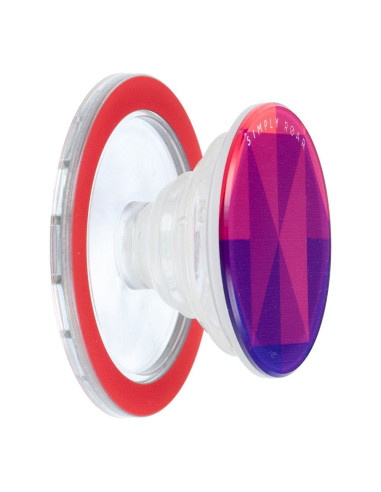 Roar Acrylic Pop Tok compatible avec MagSafe - Violet/Rouge