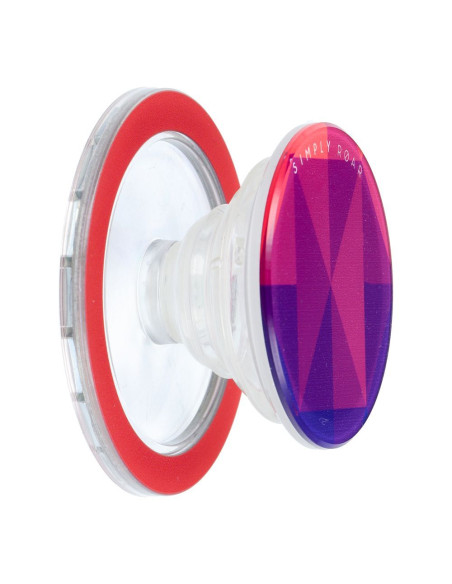 Roar Acrylic Pop Tok compatible avec MagSafe - Violet/Rouge
