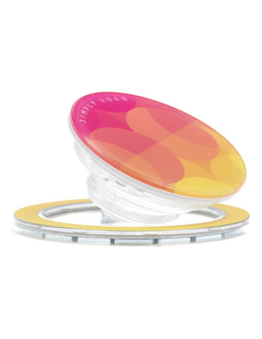 Roar Acrylic Pop Tok compatible avec MagSafe - Orange/Pink