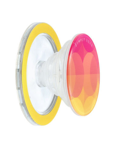 Roar Acrylic Pop Tok compatible avec MagSafe - Orange/Pink