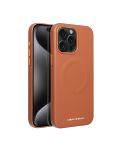 ETUI Roar Leather Mag Case - pour iPhone 15 Pro Max Brun 2