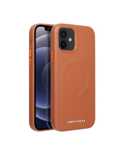 ETUI Roar Leather Mag Case - pour iPhone 12 Brun 2
