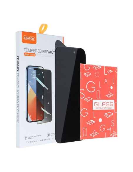 6D Pro Verre trempé - pour Iphone 13 noir