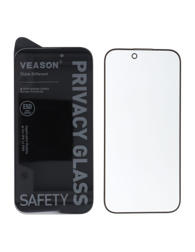 6D Pro Verre trempé - pour Iphone 15 Plus noir