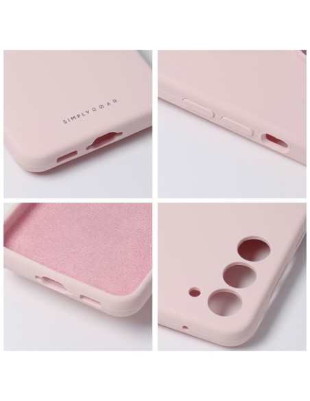 Roar Cloud-Skin Case - pour Samsung Galaxy A54 5G Rose clair