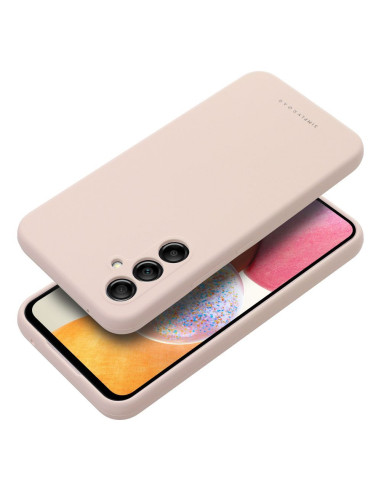 Roar Cloud-Skin Case - pour Samsung Galaxy A14 4G / A14 5G Rose clair