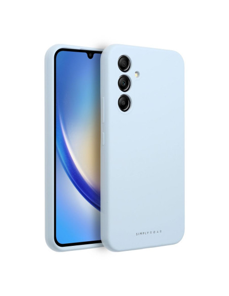 Roar Cloud-Skin Case - pour Samsung Galaxy A34 5G Bleu Clair