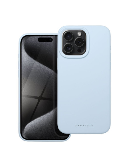 Roar Cloud-Skin Case - pour iPhone 15 Pro Max Bleu Clair
