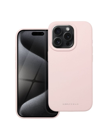 Roar Cloud-Skin Case - pour iPhone 15 Pro Rose clair