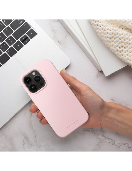 Roar Cloud-Skin Case - pour iPhone 15 Pro Rose clair
