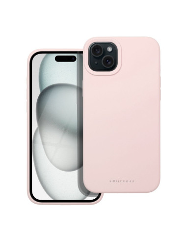 Roar Cloud-Skin Case - pour iPhone 15 Plus Rose clair