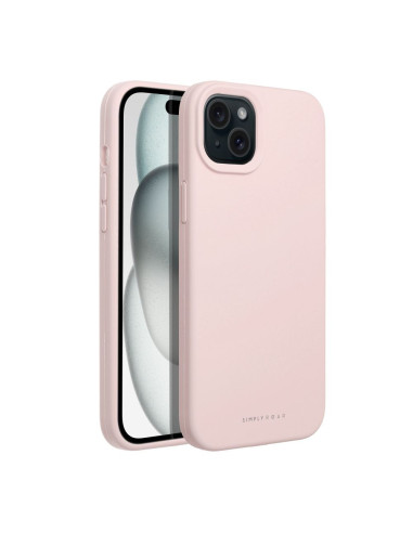 Roar Cloud-Skin Case - pour iPhone 15 Plus Rose clair