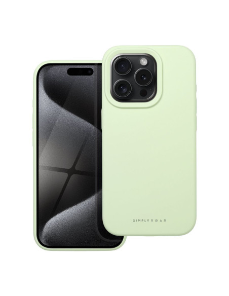 Roar Cloud-Skin Case - pour iPhone 15 Pro Vert clair
