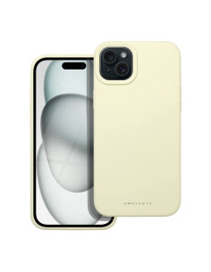 Roar Cloud-Skin Case - pour iPhone 15 Plus Jaune clair