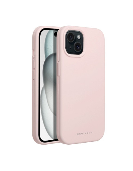 Roar Cloud-Skin Case - pour iPhone 15 Rose clair