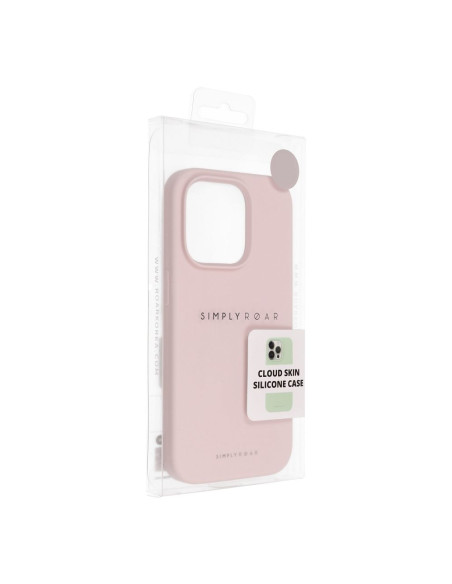 Roar Cloud-Skin Case - pour iPhone 14 Plus Rose clair