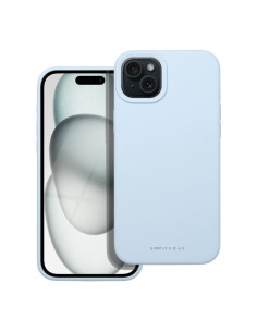 Roar Cloud-Skin Case - pour iPhone 15 Plus Bleu Clair