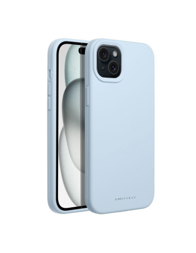 Roar Cloud-Skin Case - pour iPhone 15 Plus Bleu Clair