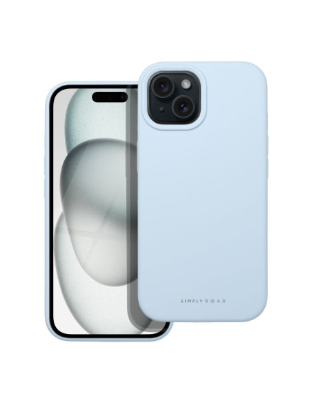 Roar Cloud-Skin Case - pour iPhone 15 Bleu Clair