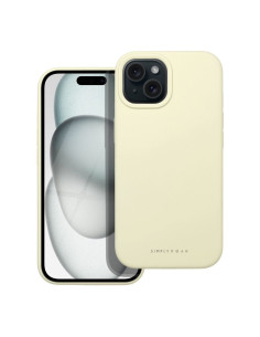 Roar Cloud-Skin Case - pour iPhone 15 Jaune clair