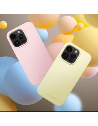 Roar Cloud-Skin Case - pour iPhone 15 Jaune clair