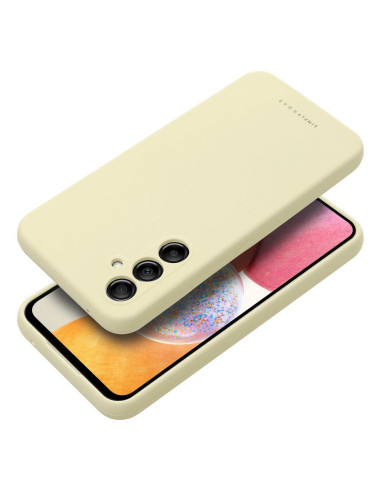 Roar Cloud-Skin Case - pour Samsung Galaxy A14 4G / A14 5G Jaune clair