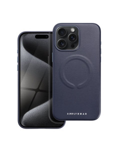 Etui Roar Leather Mag Case - pour iPhone 15 Pro Max navy