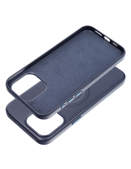 Etui Roar Leather Mag Case - pour iPhone 15 Pro Max navy