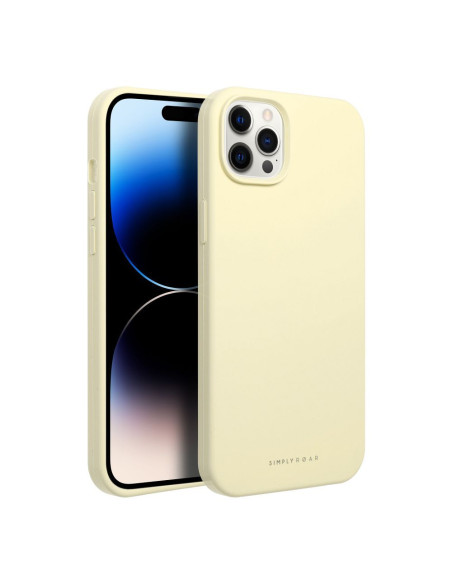 Roar Cloud-Skin Case - pour iPhone 12 Pro Max Jaune clair