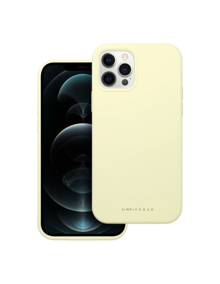 Roar Cloud-Skin Case - pour iPhone 12 Pro Jaune clair