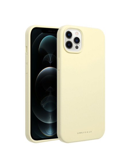 Roar Cloud-Skin Case - pour iPhone 12 Pro Jaune clair
