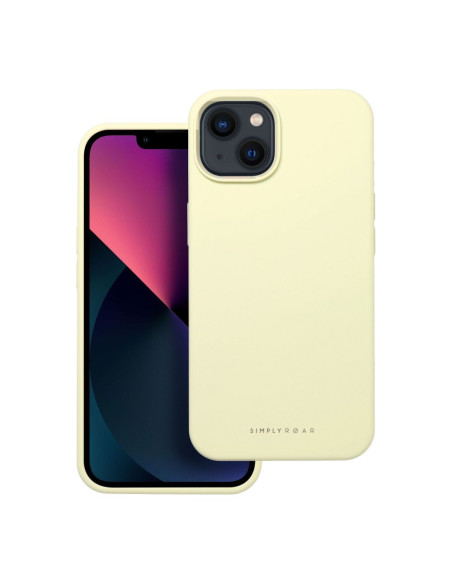Roar Cloud-Skin Case - pour iPhone 13 Jaune clair