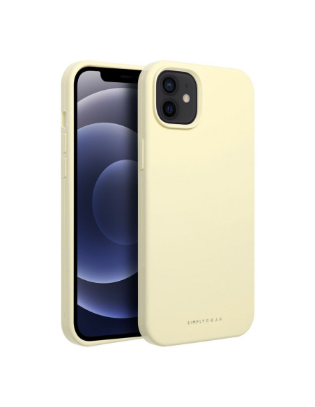 Roar Cloud-Skin Case - pour iPhone 12 Jaune clair