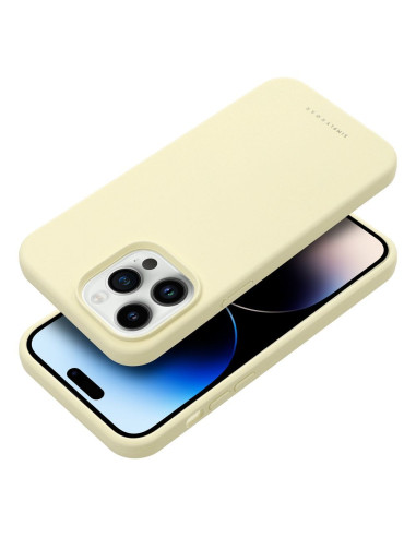 Roar Cloud-Skin Case - pour iPhone 14 Pro Max Jaune clair