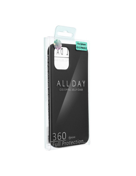 Roar Colorful Jelly Coque - pour iPhone 14 Noir