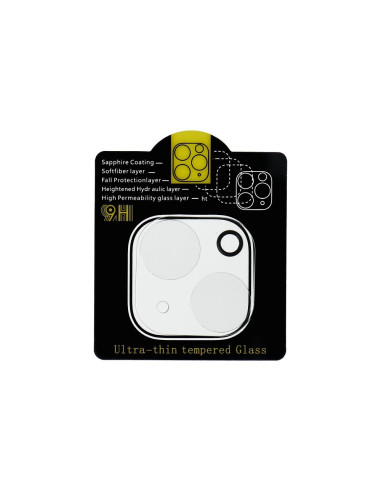 Verre trempé 5D Full Glue pour appareil photo - pour iPhone 14 Transparent