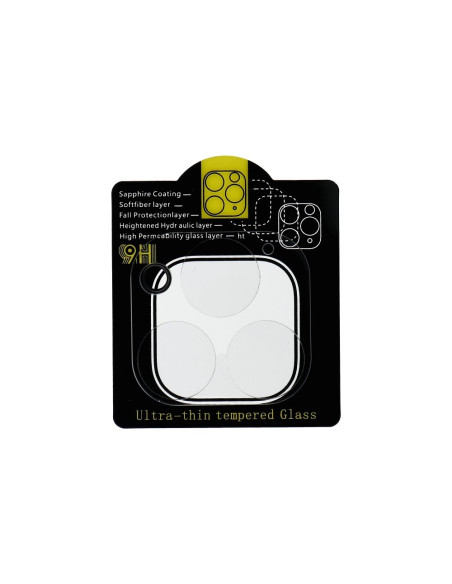 Verre trempé 5D Full Glue pour appareil photo - pour iPhone 13 Pro / 13 Pro Max Transparent
