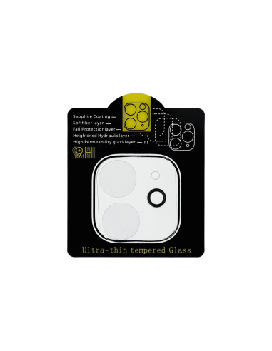 Verre trempé 5D Full Glue pour appareil photo - pour iPhone 12 Transparent