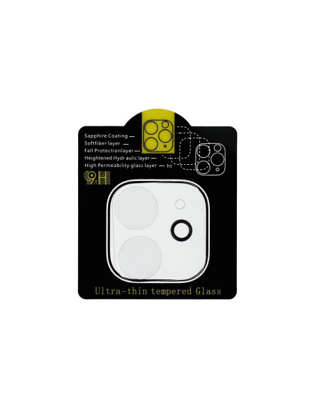 Verre trempé 5D Full Glue pour appareil photo - pour iPhone 12 Transparent
