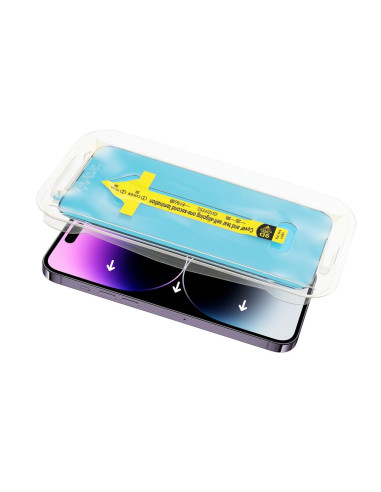 5D Full Glue Tempered Glass for iPhone 13 Mini black + applicator