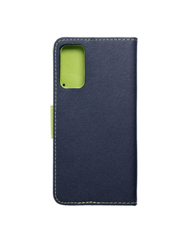 Etui pour SAMSUNG M23 bleu marine / vert lime